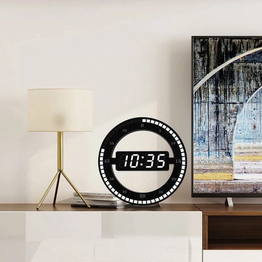 Petite horloge murale digitale Led
