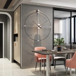 Horloge murale grise