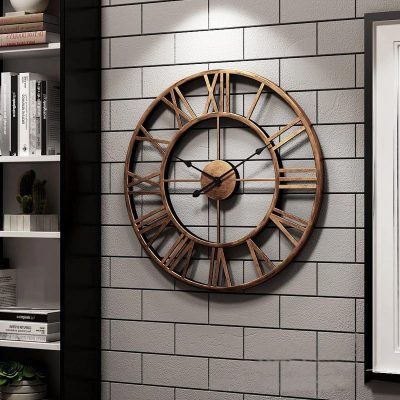 Horloge murale industrielle