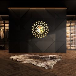 Horloge décorative murale de luxe