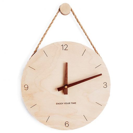 Horloge murale bois scandinave