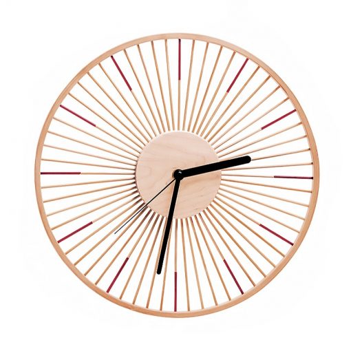 Horloge murale bois vintage