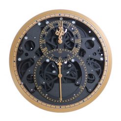 Horloge murale avec engrenage